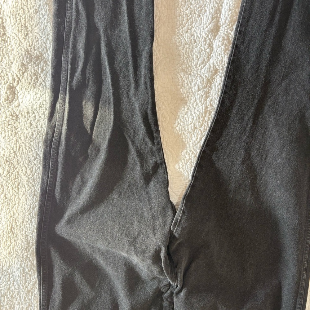 Vintage Made in USA Wrangler Black Jeans High Rise Straight Leg Men’s 40x30 - Picture 8 of 12